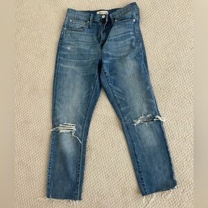 Madewell Slim High Rise Boyfriend Jeans